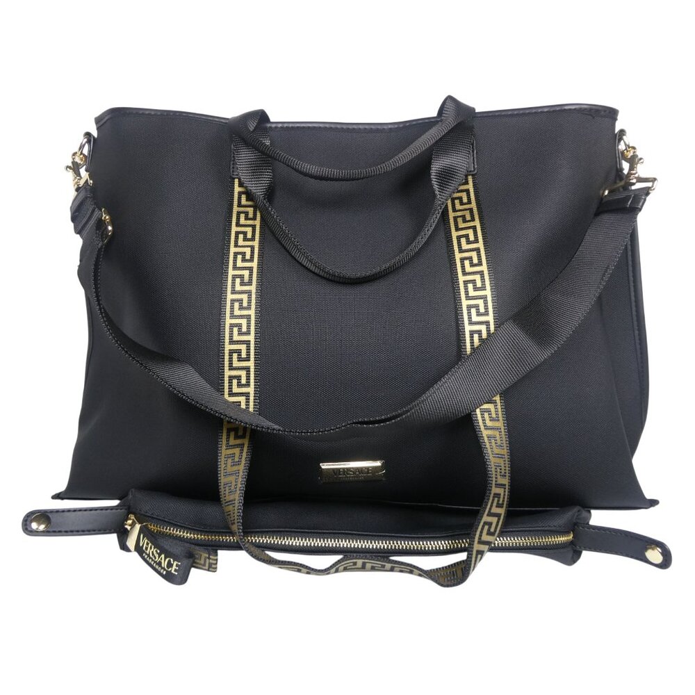 Versace Fragrance Tote Bag Black Size Large